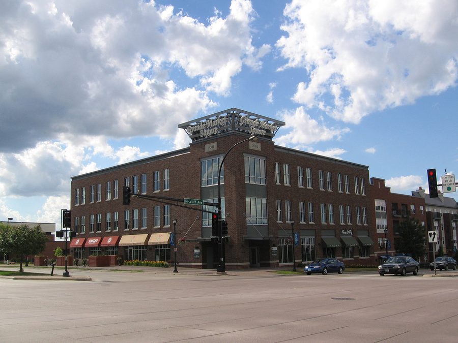 Grande Market Square building in Burnsville's Heart of the City district